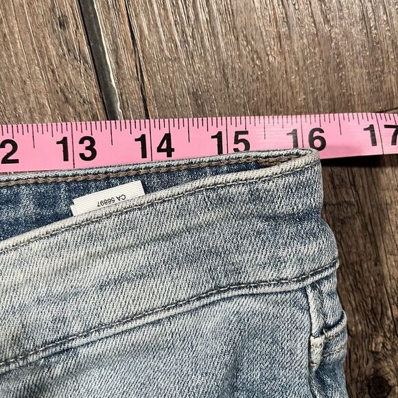 Lucky Brand Jeans Womens Sz 10 Ava Skinny Light Ankle Embroidered Floral 32x28 - Picture 4 of 14